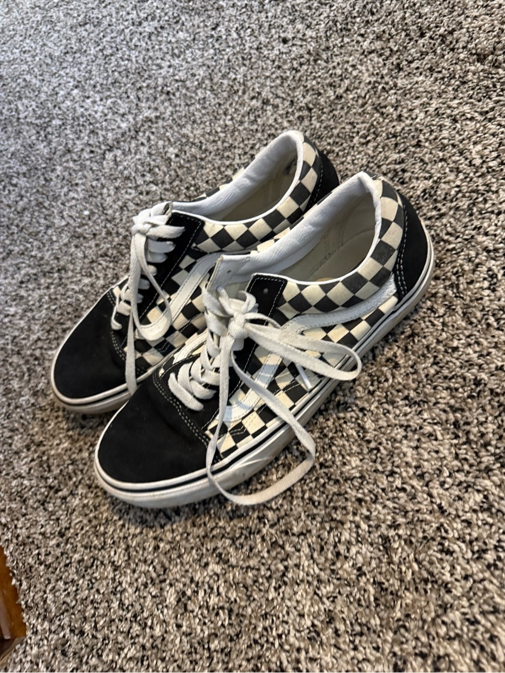 Vans Black & White Checkerboard Old Skool Sneakers